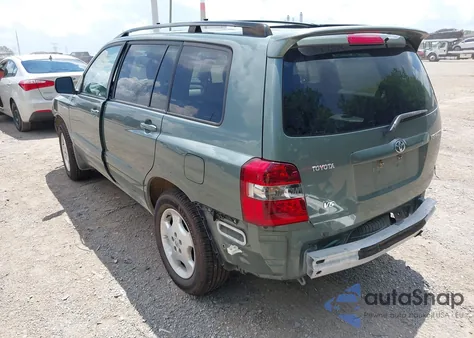 2006 Toyota Highlander Limited V6 из США, поврежденный, VIN JTEDP21A460104348
